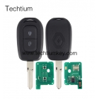 Renault 2 button remote key #2 blade 433Mhz with 4A chip Renault 2 button remote key #2 blade 433Mhz with 4A chip