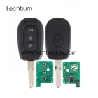 Renault 3 button remote key #2 blade 433Mhz with 4A chip Renault 3 button remote key #2 blade 433Mhz with 4A chip