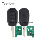 Renault 3 button remote key #1 blade 433Mhz with 4A chip Renault 3 button remote key #1 blade 433Mhz with 4A chip